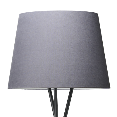 Shade Floor Lamp HAILEY Coal Grey