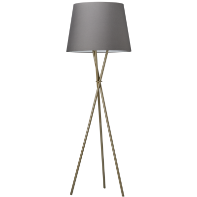 Floor Lamp HAILEY Pro Perlgold+AshGray