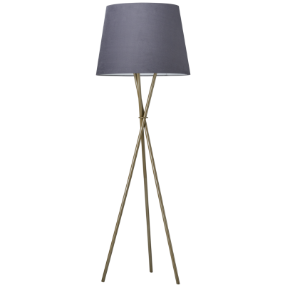 Floor Lamp HAILEY Pro Perlgold+CoalGray