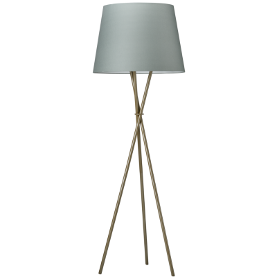 Floor Lamp HAILEY Pro Perlgold+JeansGray