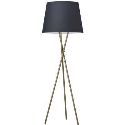 Floor Lamp HAILEY Standard Perlgold+TarBlack